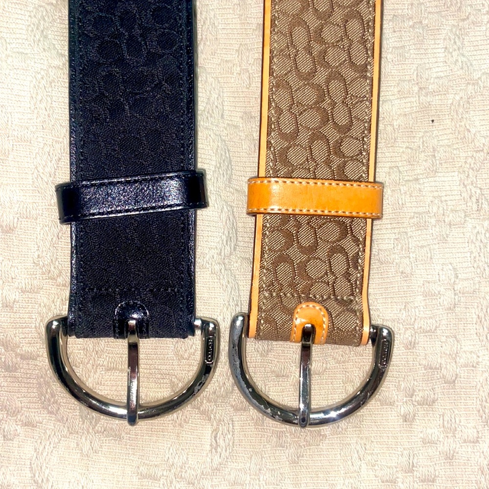 Small Coach Belts Logo Brand New